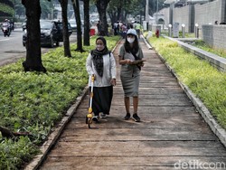 Bina Marga DKI Akan Bikin Trotoar Depan Kedubes AS Ramah Disabilitas