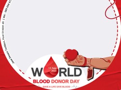 20 Twibbon Hari Donor Darah Sedunia 2023: Link Download dan Cara Pakai
