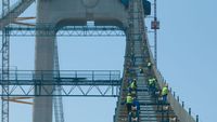 Bentar Lagi Kelar, Begini Penampakan Jembatan Sungai Yangtze Sekarang