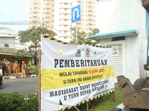 Rawan Kecelakaan dan Bikin Macet, U-Turn di Jl Raya Kembangan Jakbar Ditutup