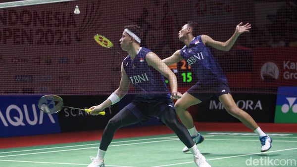 Indonesia Open 2023: Fajar/Rian Tumbangkan Ganda Denmark