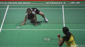 Jatuh Bangun Gregoria Mariska Lawan Pusarla Sindhu