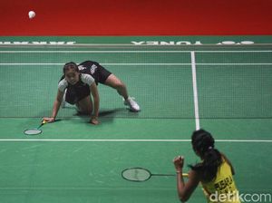 Jatuh Bangun Gregoria Mariska Lawan Pusarla Sindhu Jatuh Bangun Gregoria Mariska Lawan Pusarla Sindhu