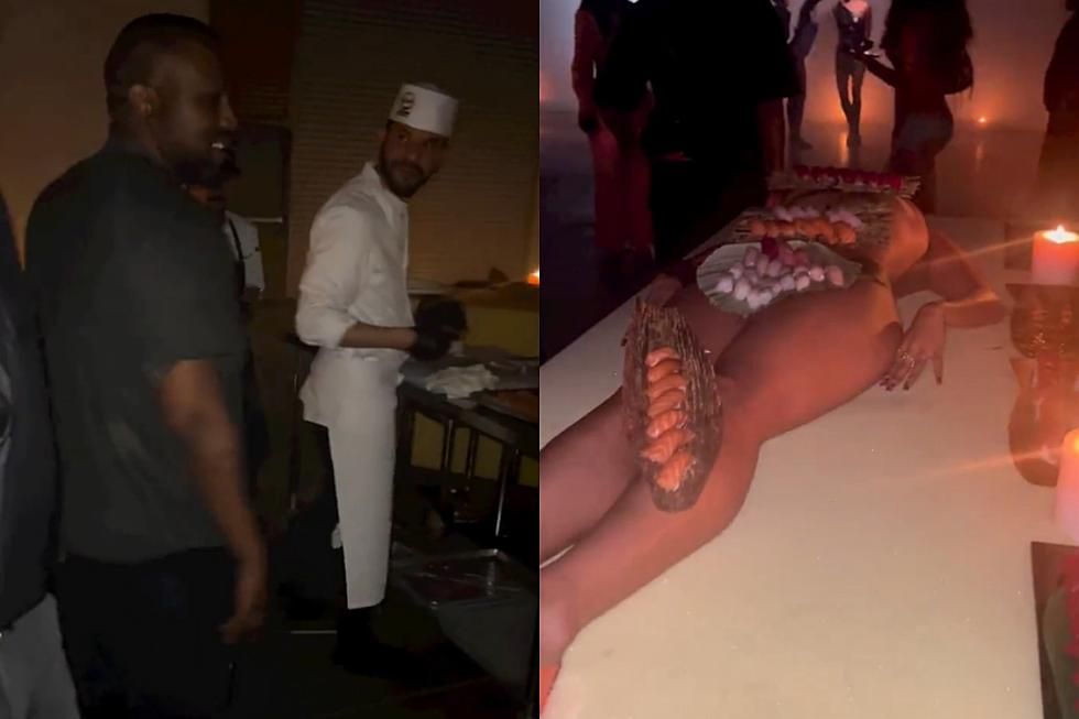 Kanye West Ultah ke-46, Sajiannya Sushi di Atas Tubuh Wanita Telanjang!