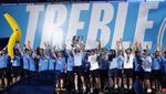 Meriah! Parade Treble Winners Manchester City