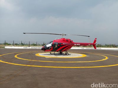 Intip Persiapan Pameran Helikopter, Tiket Masuknya Gratis