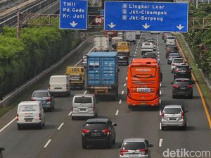 Tol Jagorawi Arah Jakarta dan Bogor Sama-sama Padat Pagi Ini