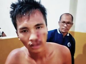 Ini Tampang Sopir Truk di Jambi Penabrak 4 Motor hingga Terseret Berapi