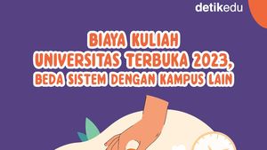 Infografis: Biaya Kuliah Universitas Terbuka 2023, Beda Sistem dengan Kampus Lain
