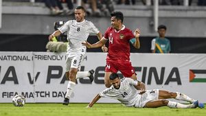 Momen Indonesia vs Palestina di FIFA Machday