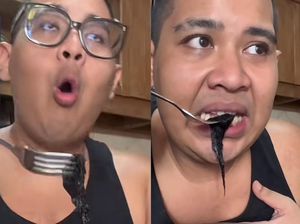 Reaksi Kocak Gilang Samiadji Cicip Fat Choy, Sayuran Mirip Rambut Reaksi Kocak Gilang Samiadji Cicip Fat Choy, Sayuran Mirip Rambut