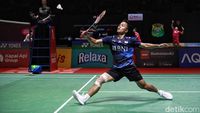 Ginting Melangkah Mulus ke 16 Besar Indonesia Open 2023