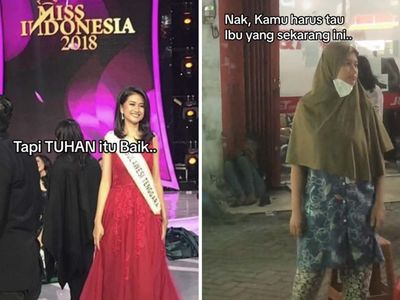 8 Foto Finalis Miss Indonesia 2018 yang Viral Kini Jadi Emak-emak Berdaster