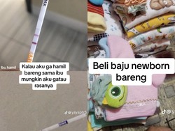 Viral Ibu dan Anak Ini Hamil Bareng, Begini Kisahnya