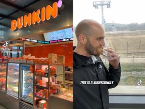 Ngeri Sedap! Bule Ini Ngemil Donat Bubble Tea di Tepi Perbatasan Korea Utara Ngeri Sedap! Bule Ini Ngemil Donat Bubble Tea di Tepi Perbatasan Korea Utara