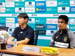 Shin Tae-yong Puji Pemain Timnas Meski Laga Lawan Palestina Berakhir Imbang