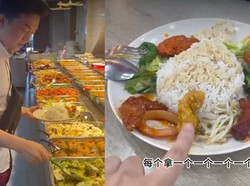 Pertama Kali Cicip Nasi Rames, Orang Korea Ini Ambil 12 Lauk