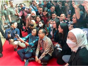 Kala Sri Mulyani Ndeprok Ikut Wawancara Jokowi di BPKP