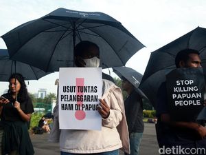 Aksi Kamisan ke-776 Soroti Kasus Pelanggaran HAM di Papua