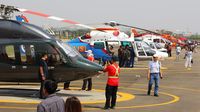 Sederet Helikopter Parkir di Bandara Soetta, Ada Apa Nih?