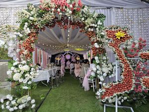 Unik, Dekorasi Pernikahan dari Buah Leci Bisa Dibawa Pulang untuk Souvenir