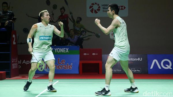 Ganda Putra Nomor 2 Dunia Melaju ke 8 Besar Indonesia Open 2023