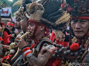 Geruduk Jakarta, Warga Dayak Minta Dilibatkan dalam Pembangunan IKN