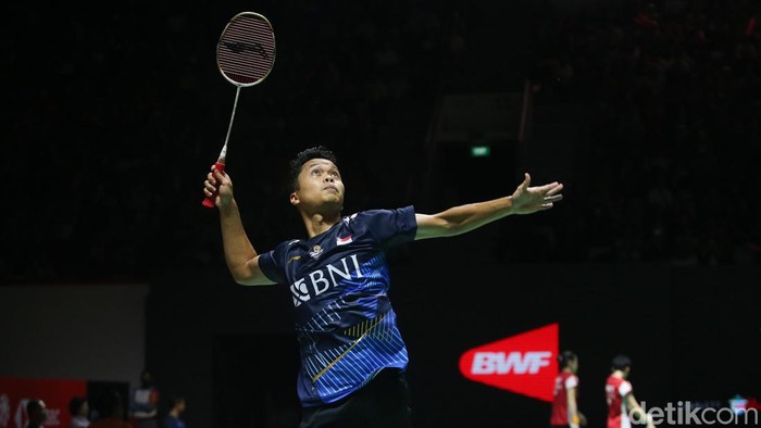 Anthony Sinisuka Ginting jadi runner-up di Indonesia Open 2023 (Foto: Grandyos Zafna) Anthony Sinisuka Ginting jadi runner-up di Indonesia Open 2023 (Foto: Grandyos Zafna)
