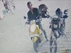 Helm Pegawai Minimarket di Bogor Ditukar Maling, Polisi Selidiki