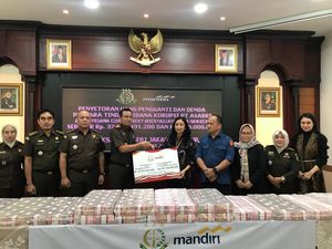 Jaksa Setor Rp 32 M ke Negara dari Edward Soeryajaya Terkait Korupsi ASABRI Jaksa Setor Rp 32 M ke Negara dari Edward Soeryajaya Terkait Korupsi ASABRI