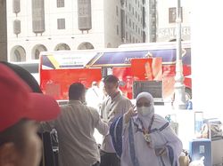 Jelang Puncak Haji, Jemaah dari Arminareka Bergerak ke Hotel Transit