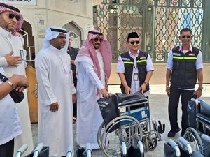 Indonesia Dapat Bantuan 15 Kursi Roda dari Pengurus Masjid Nabawi