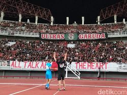 Sederet Fakta Kiper Palestina Jadi Dirigen Dadakan Pimpin Chant Ultras Garuda
