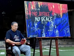 Demokrat Pamer Lukisan SBY No Justice No Peace, Apa Maknanya?