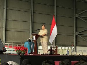 Hadiri HUT Defend ID, Prabowo Ungkit Perintah Jokowi soal Industri Pertahanan