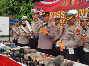 Polisi Sita 2.148 Knalpot Brong di Kota Bogor Selama 5 Bulan