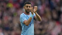 Riyad Mahrez tinggalkan Manchester City ke Al Ahli. Pemain berusia 32 tahun itu menyudahi petualangannya di Liga Inggris (AP)