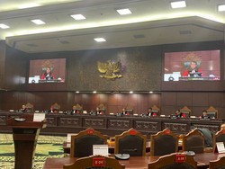 Sidang Putusan Sistem Pemilu Dihadiri 8 Hakim Konstitusi
