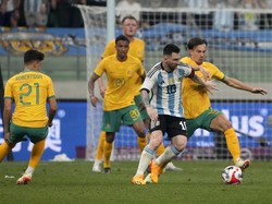 Messi Cetak Gol Tercepat, Argentina Kalahkan Australia 2-0