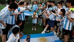 Euforia Suporter China Saat Laga Argentina Vs Australia