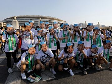 Euforia Suporter China Saat Laga Argentina Vs Australia