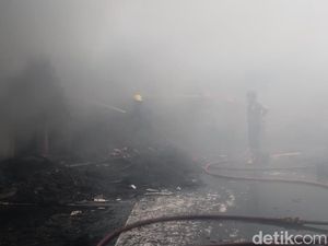 17 Jam Kebakaran Gudang Sepatu-Sandal Gorontalo, Api Diduga dari Rumah Warga 17 Jam Kebakaran Gudang Sepatu-Sandal Gorontalo, Api Diduga dari Rumah Warga