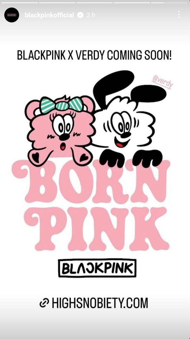 Kolaborasi Verdy dan BLACKPINK