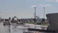 Penampakan Kehancuran Kota Texas Usai Dihantam Tornado Ganas
