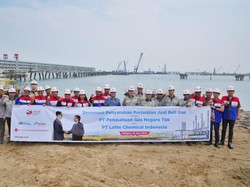 PGN Suplai Gas 10,5 BBTUD ke Lotte Chemical Indonesia