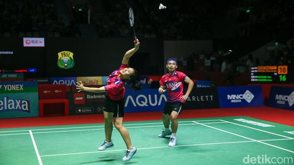 Rinov/Pitha Kalah di Perempatfinal Indonesia Open 2023