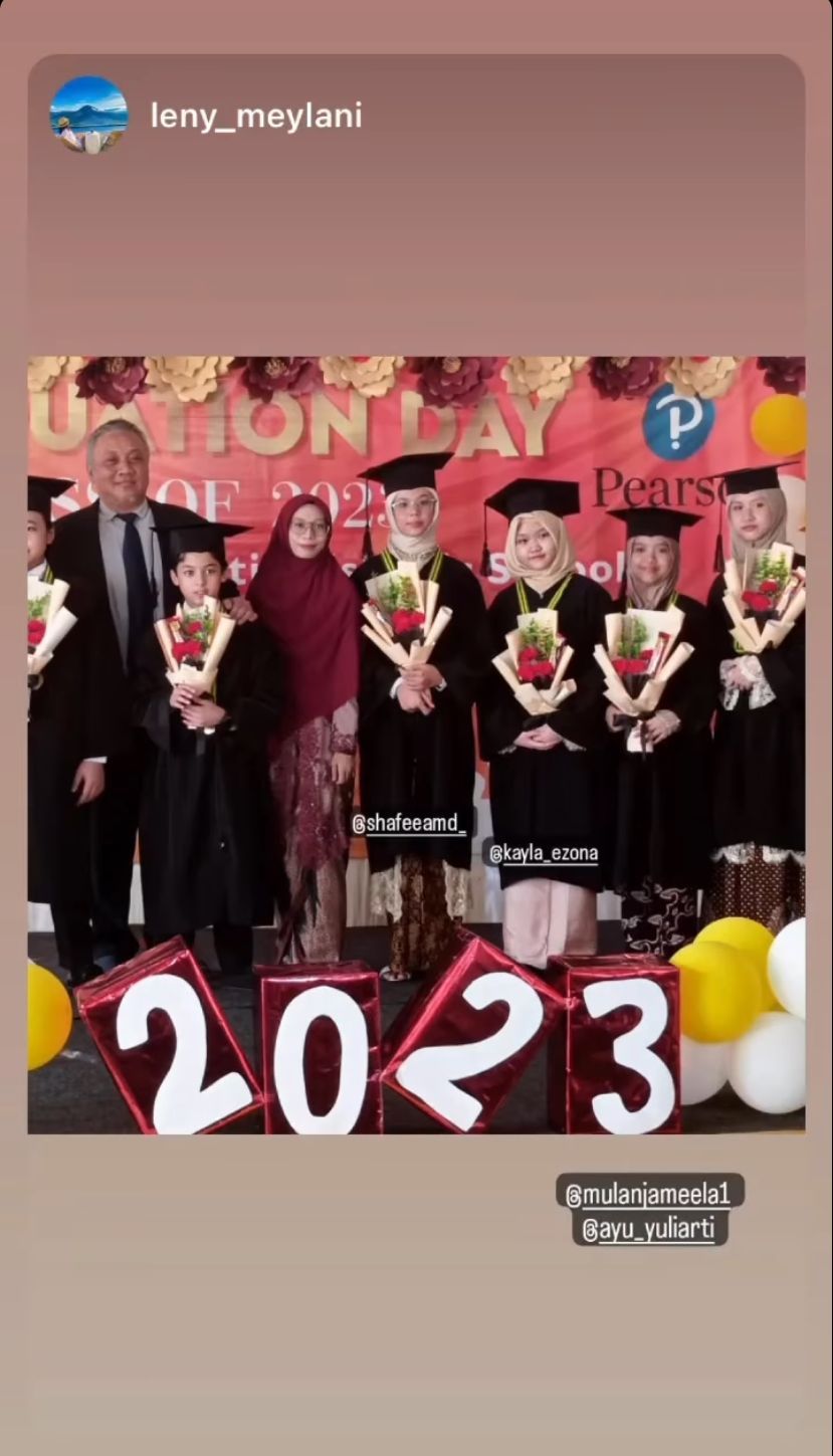 Safeea Anak Ahmad Dhani Wisuda