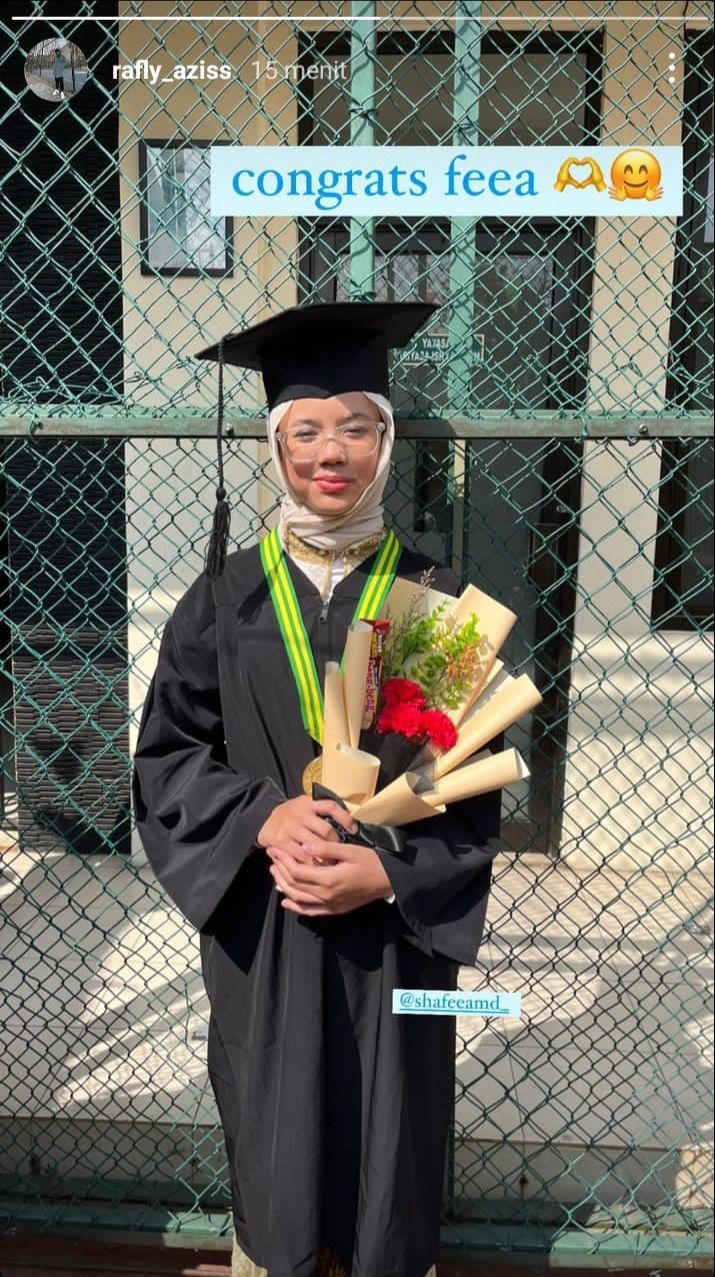 Safeea Anak Ahmad Dhani Wisuda