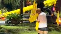 Akun Penyebar Video Bobby Beda Sikap ke Bendera PDIP-Golkar Dipolisikan