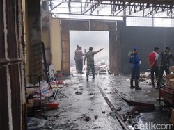 Kebakaran Gudang Sepatu Gorontalo Padam Usai 34 Jam, Kini Proses Pendinginan